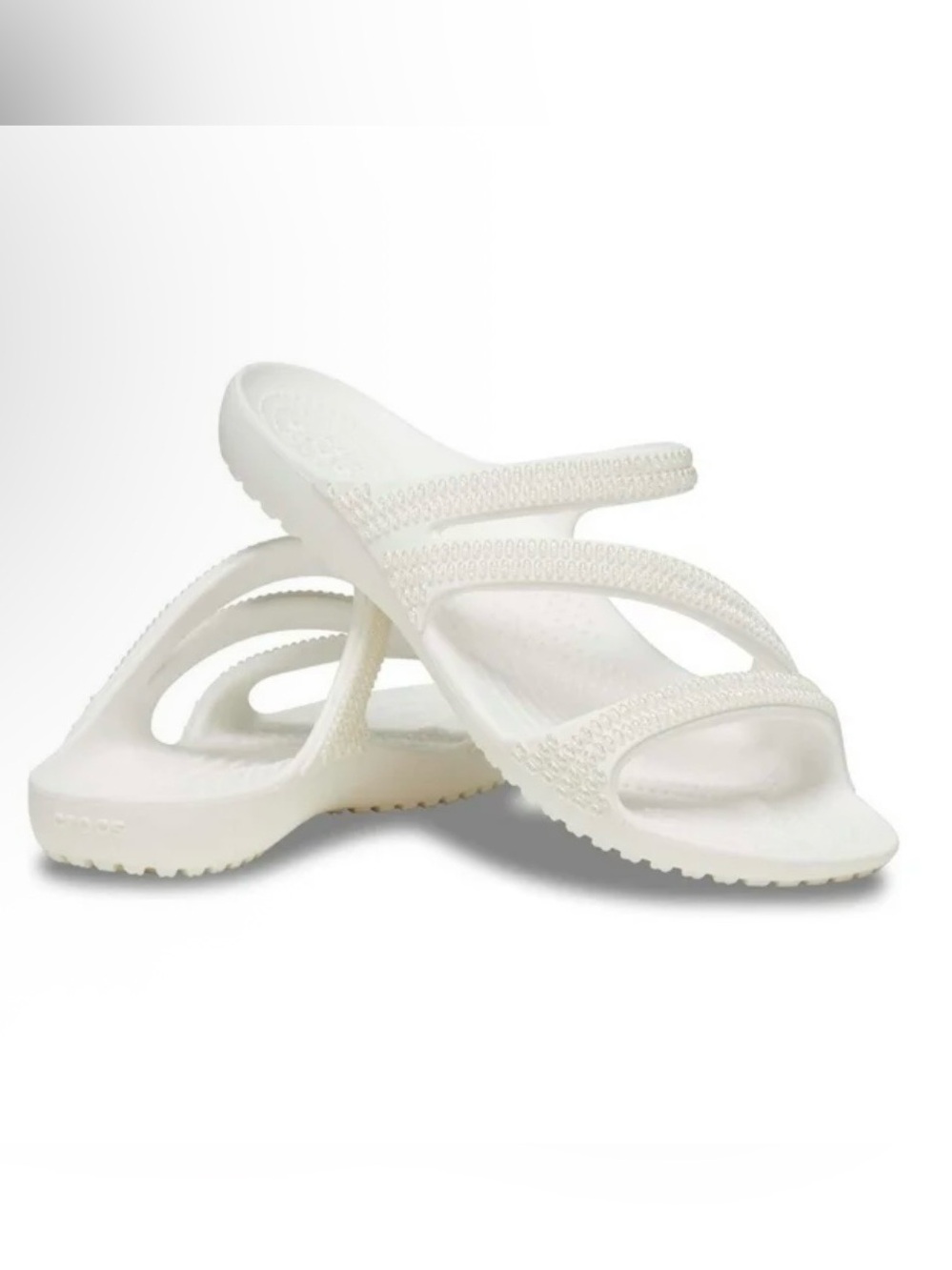 CROCS kadee II Jewels White Slide Sandals